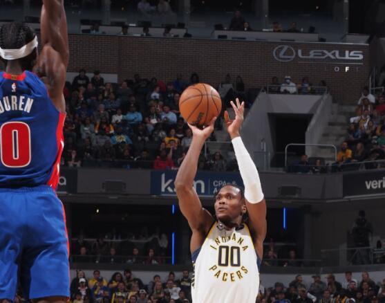  步行者,哈利伯顿,三分绝杀活塞  