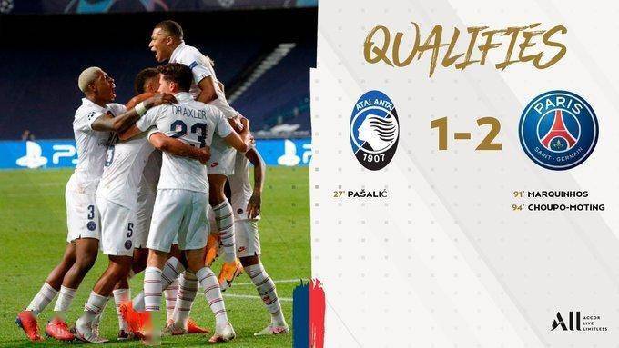  亚特兰大绝杀,保留欧冠晋级希望  